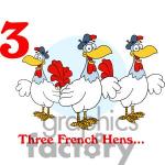 On the Third & Fourth Day of Christmas my True Love gave to me .. Three French Hens and a visit to A. and E !!